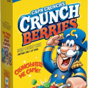Cap'n Crunch Cereal, Crunch Berries, 20.5oz Box