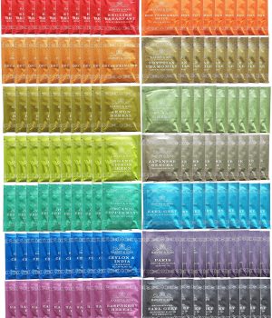 Harney & Sons Assorted Tea Bag Sampler 140 Count Great for Breakrooms, Offices, Food Service Tea Sampler