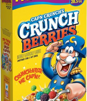Cap’n Crunch Cereal, Crunch Berries, 20.5oz Box